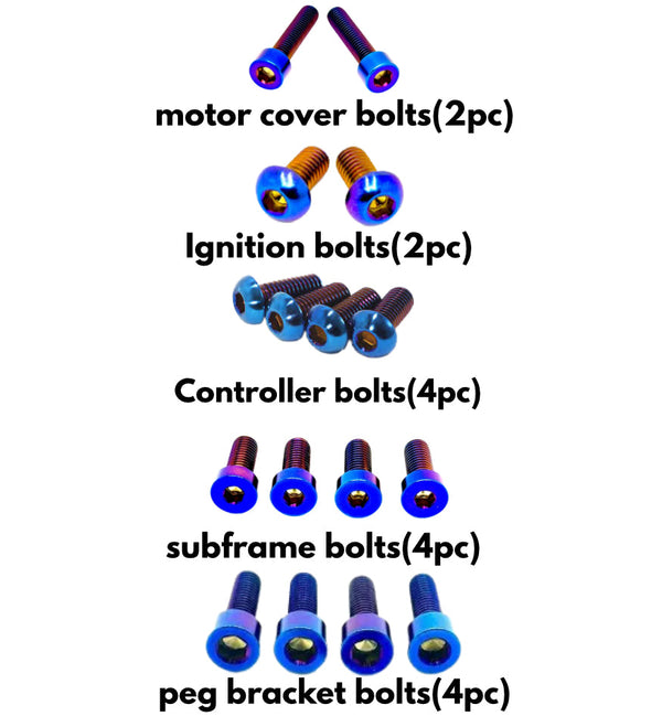 “Value” Mx3/4/5 titanium kit